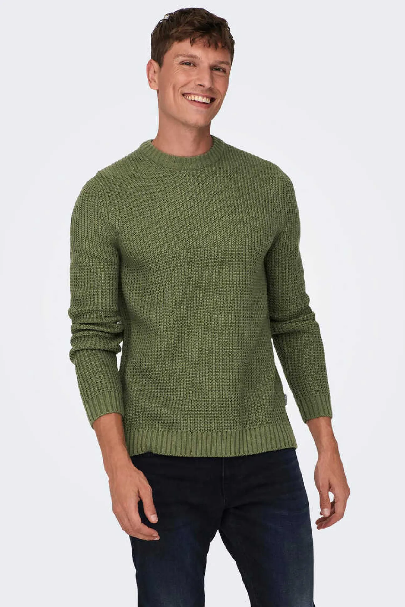 Camisola Gola Caixa Textura