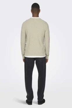 Camisola Gola Redonda Textura