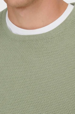 Camisola Malha Com Gola Redonda