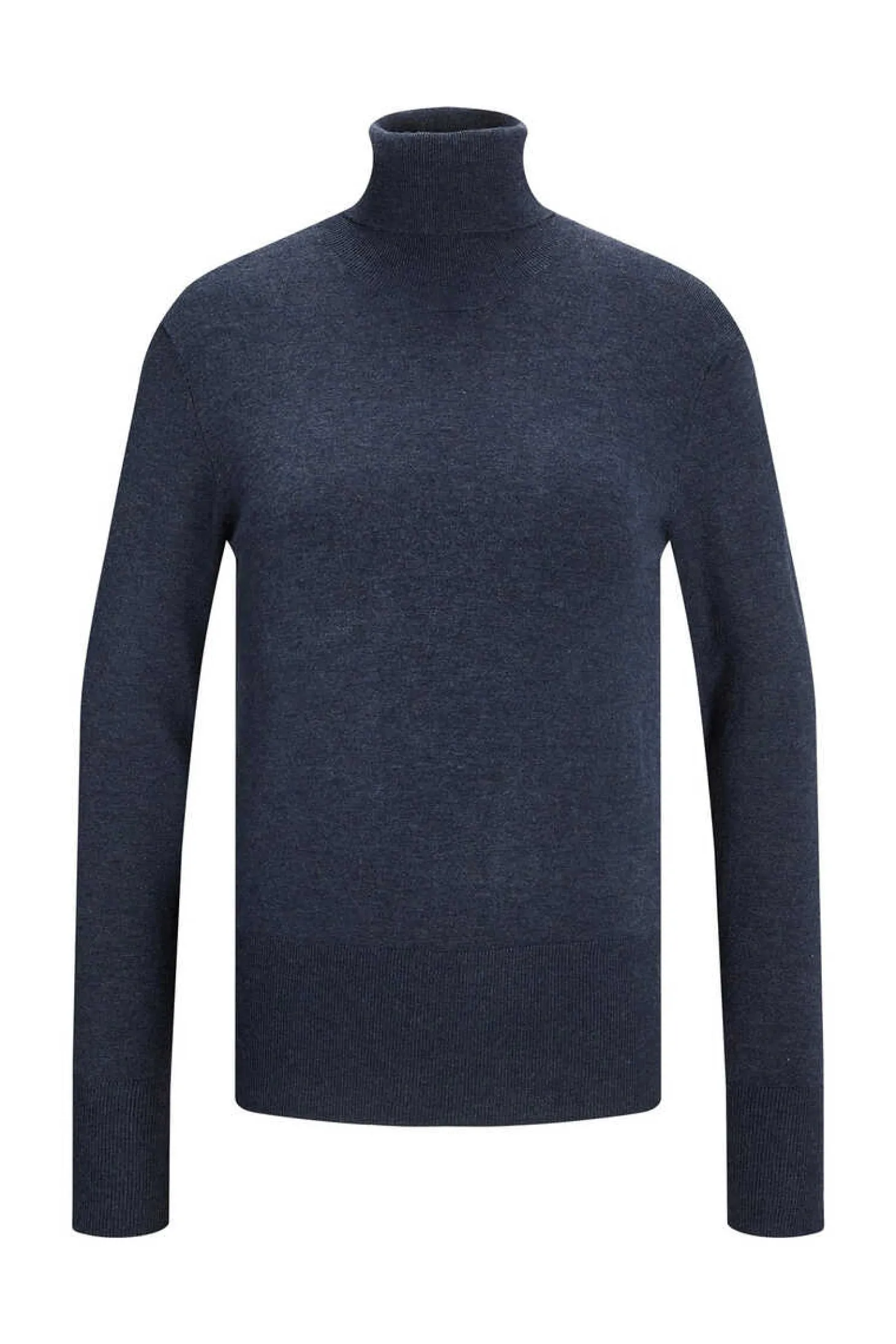 Camisola Malha Fina Decote Alto