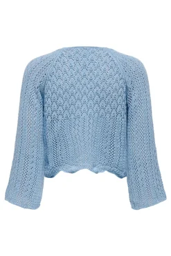 Camisola Malha Rendilhada Crop