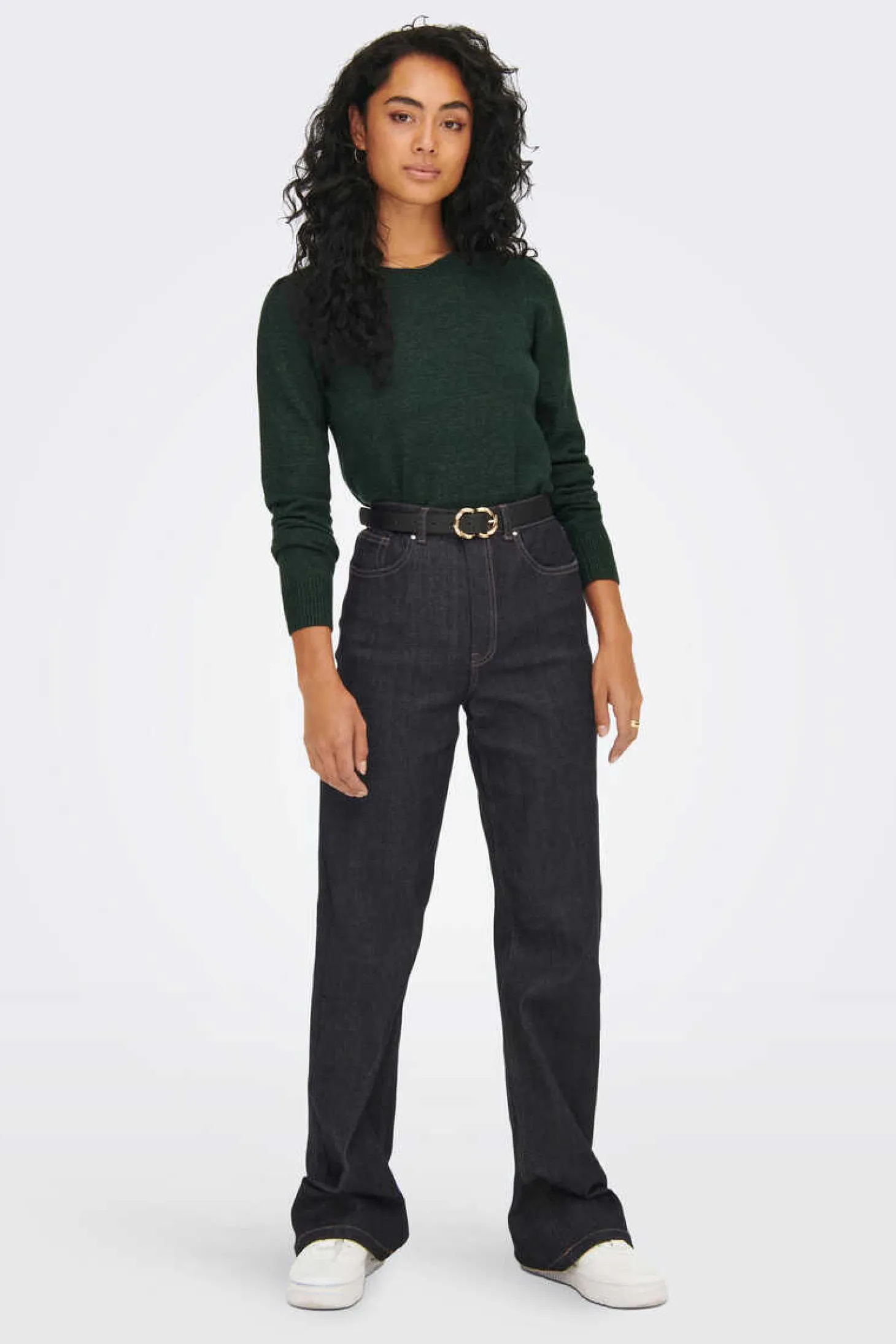 Camisola Manga Comprida E Gola Redonda