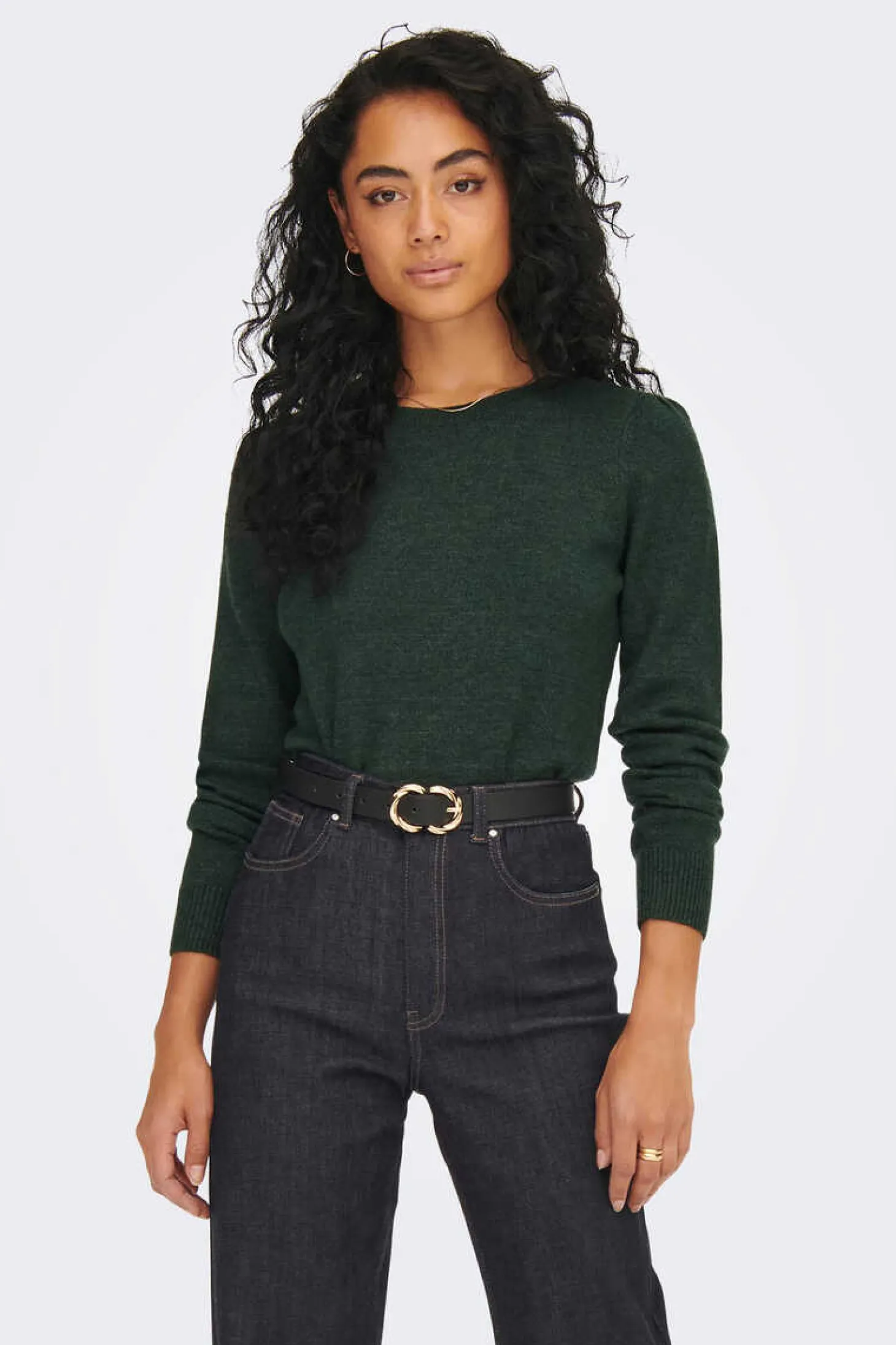 Camisola Manga Comprida E Gola Redonda