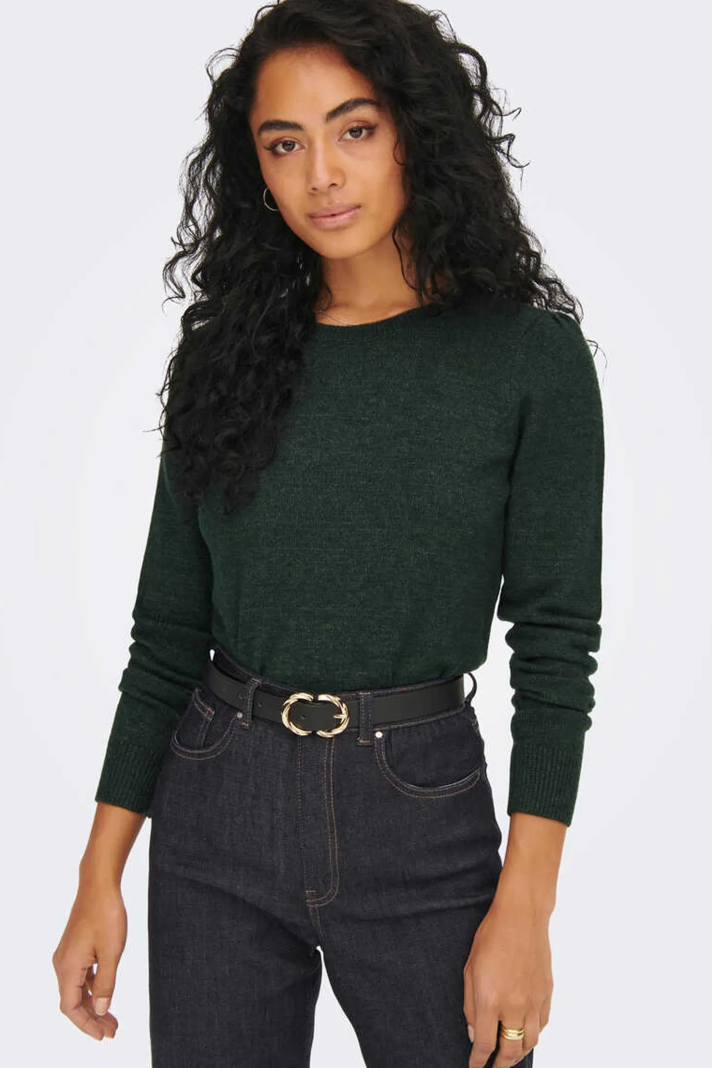 Camisola Manga Comprida E Gola Redonda