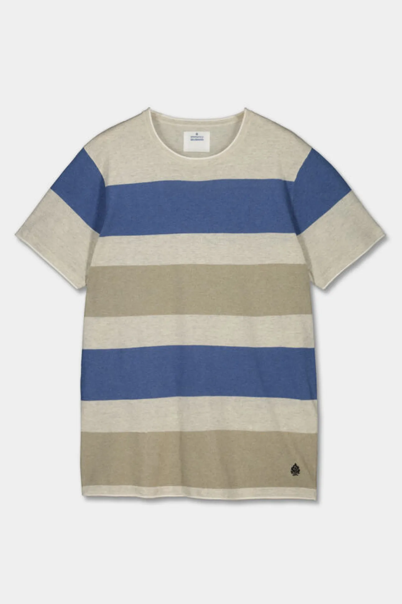 Camisola Manga Curtas Riscas