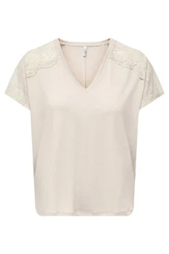 Camisola Renda Ombros