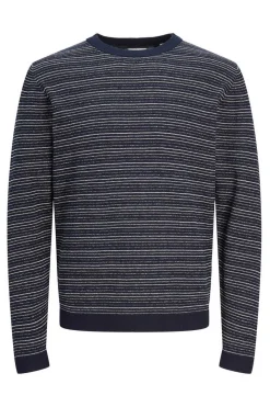 Camisola Riscas Gola Redonda 100% Algodao