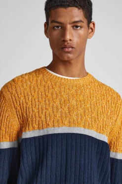 Camisola Tecido Combinado