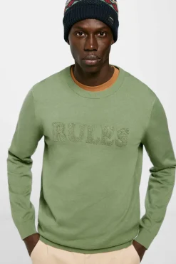 Camisola Texto Bordado