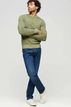 Camisola Tingida Com Gola Redonda