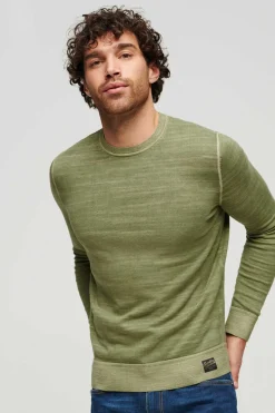 Camisola Tingida Com Gola Redonda