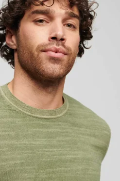 Camisola Tingida Com Gola Redonda