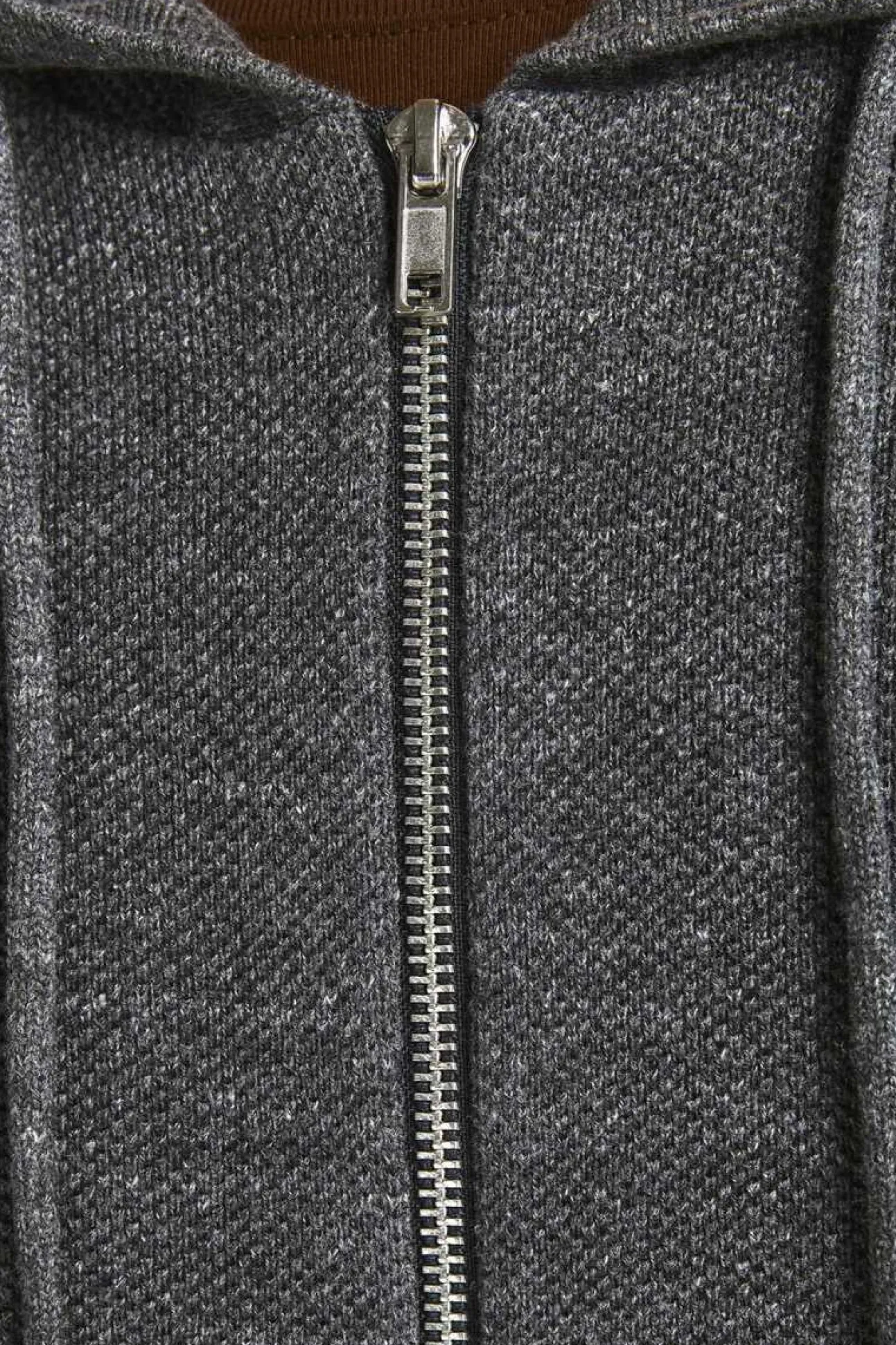 Cardiga Com Fecho E Capuz