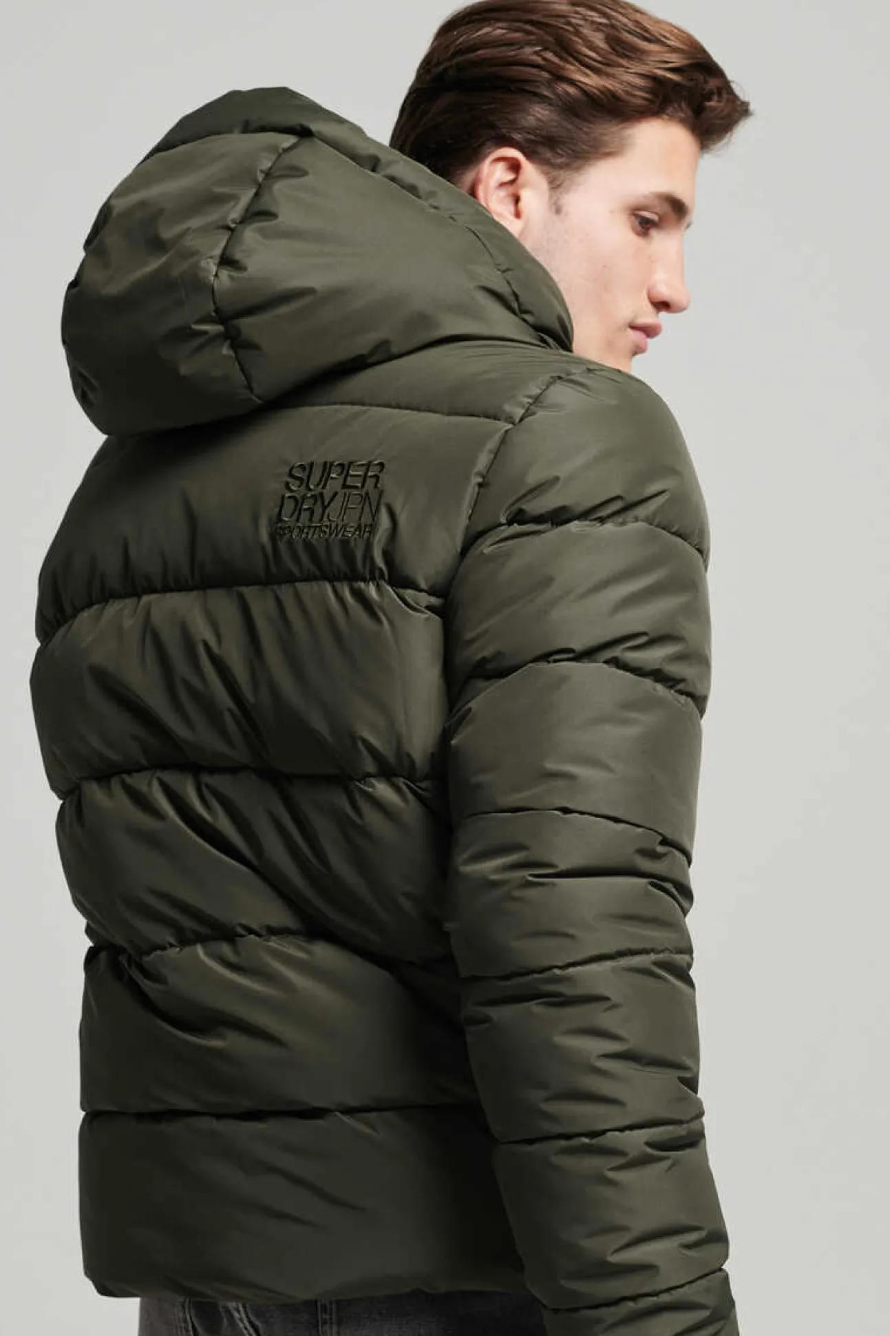 Casaco Acolchoado Com Capuz Sports