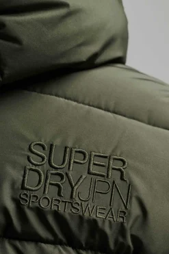 Casaco Acolchoado Com Capuz Sports