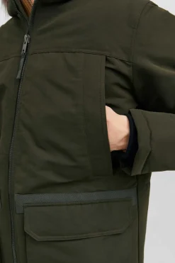 Casaco Acolchoado Com Capuz