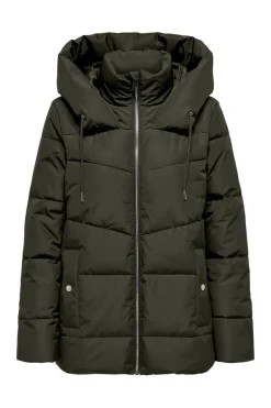 Casaco Acolchoado Com Capuz