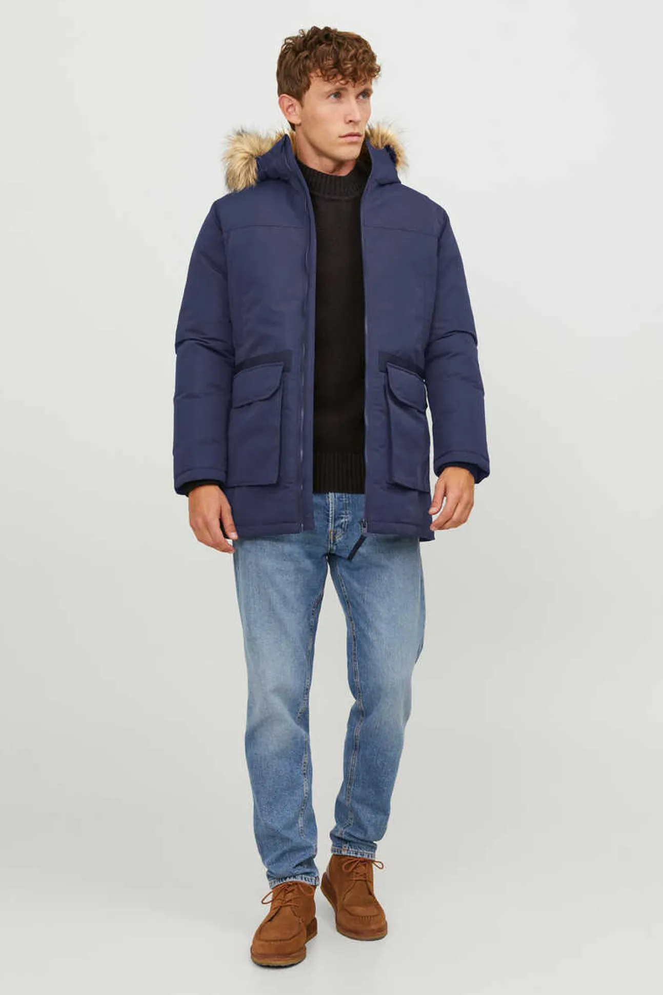 Casaco Acolchoado Com Capuz