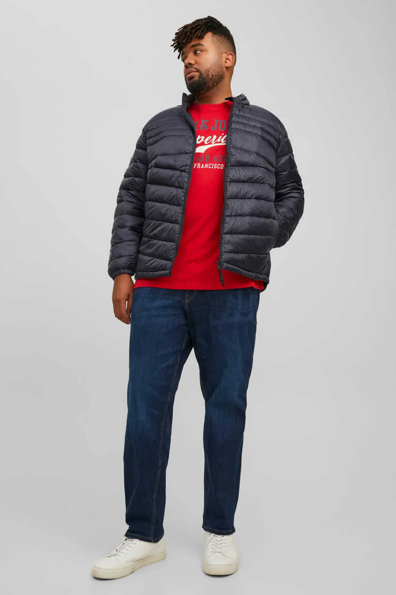 Casaco Acolchoado Tipo Puffer Plus