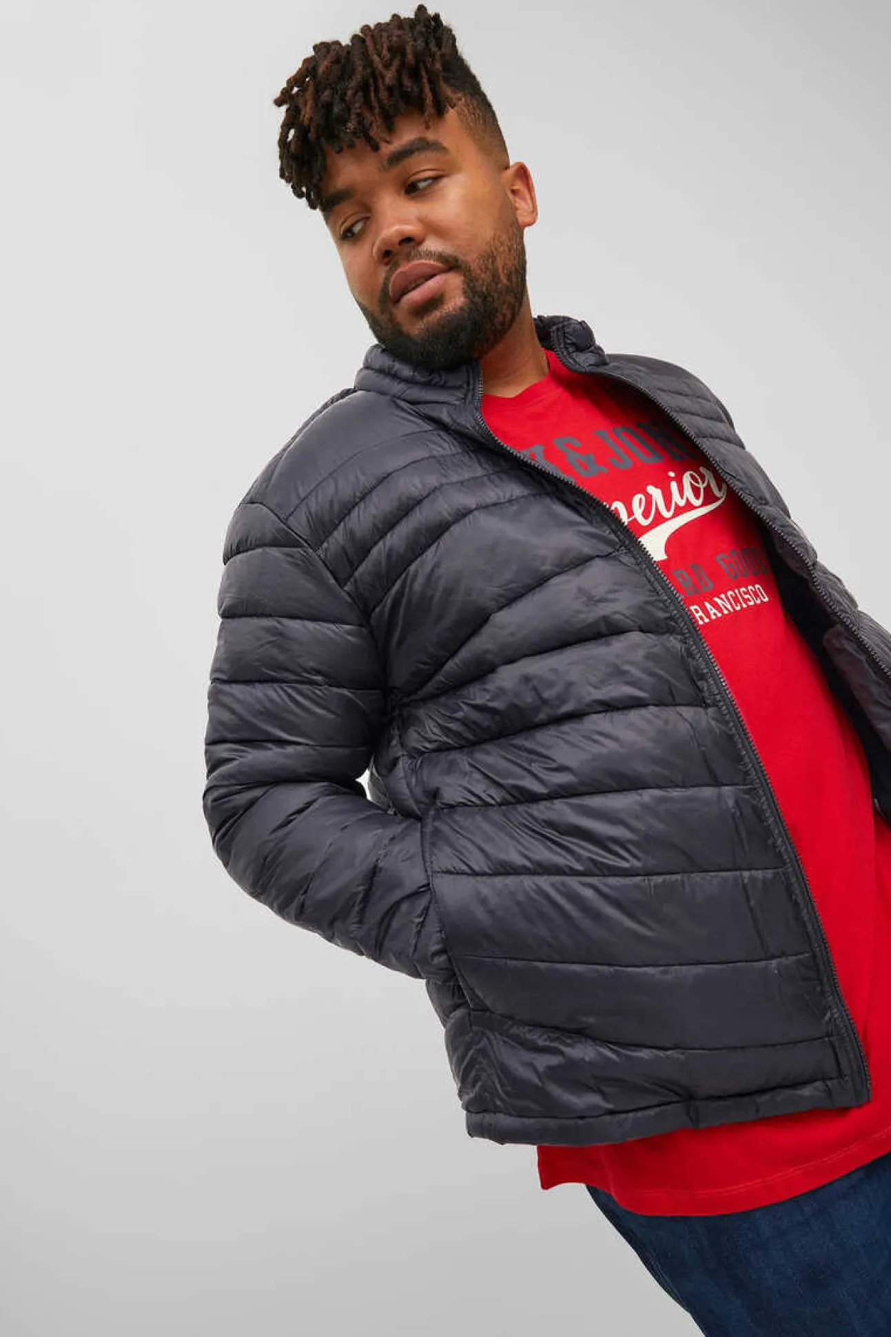 Casaco Acolchoado Tipo Puffer Plus