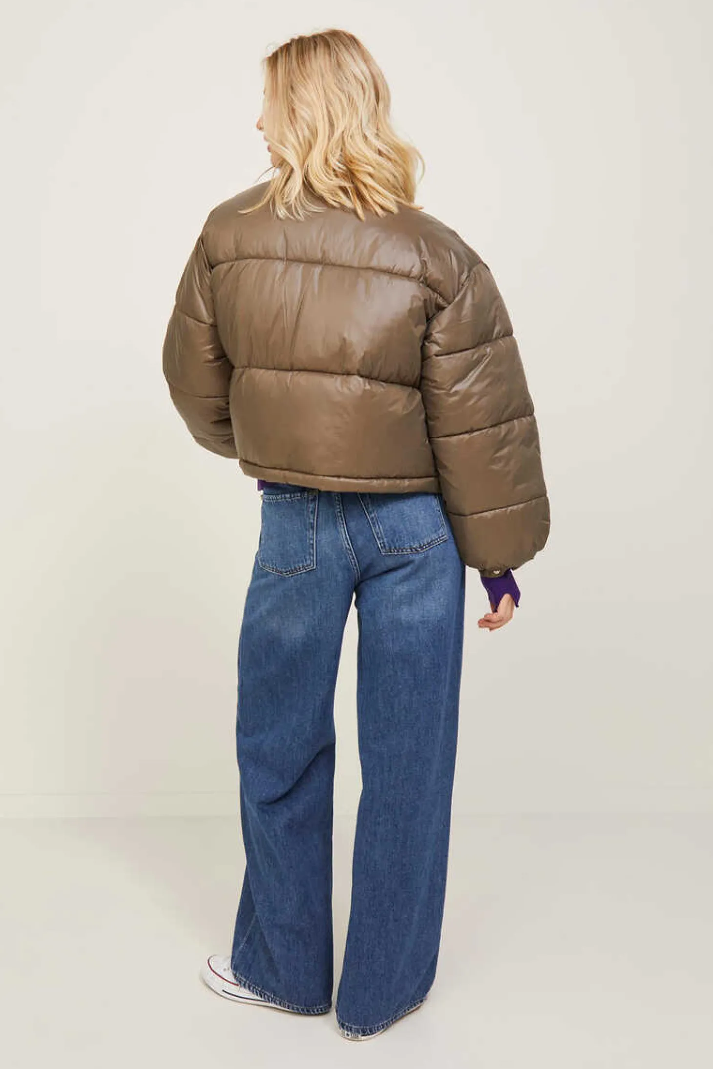 Casaco Acolchoado Tipo Puffer