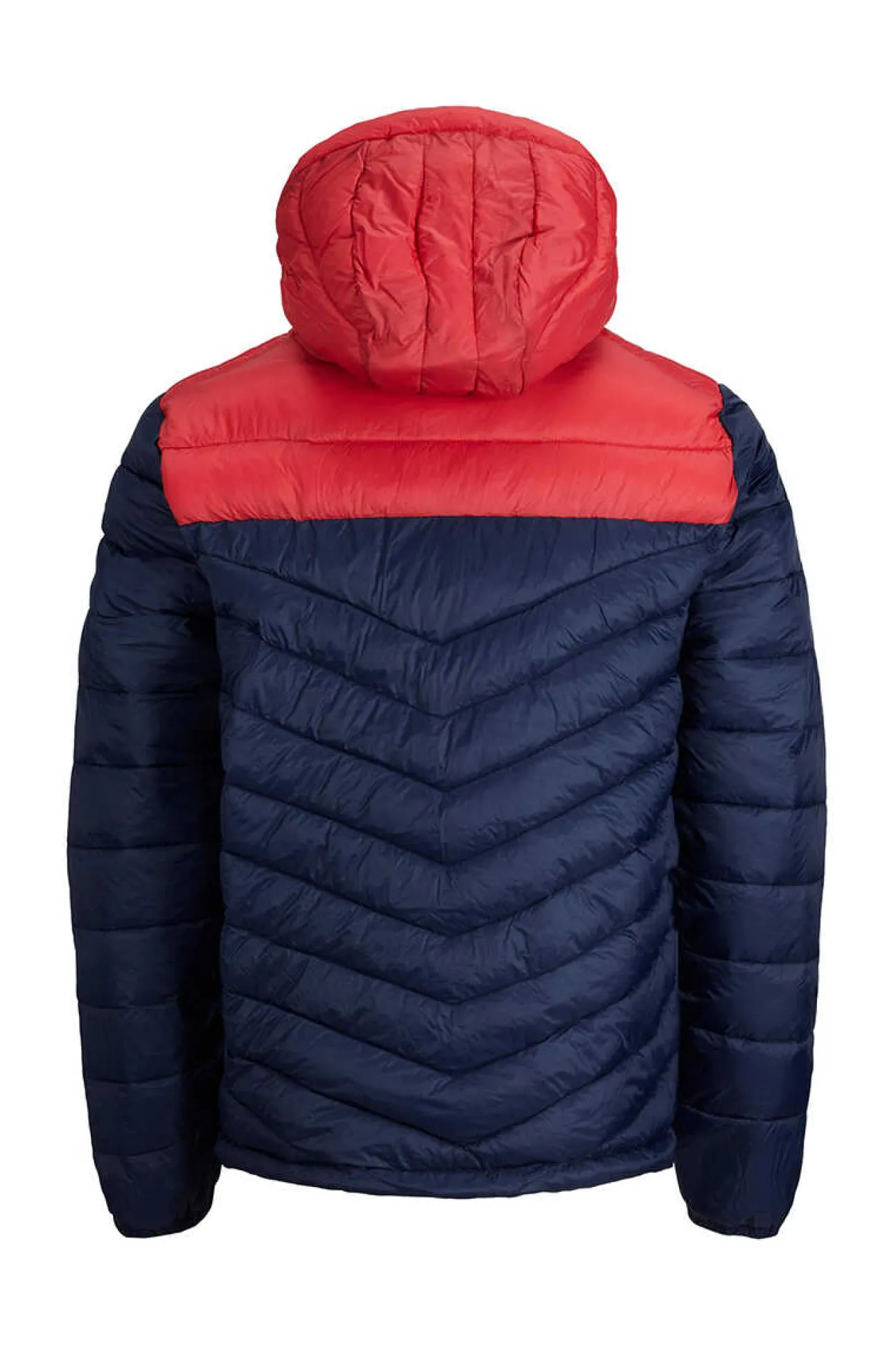 Casaco Acolchoado Tipo Puffer Com Capuz