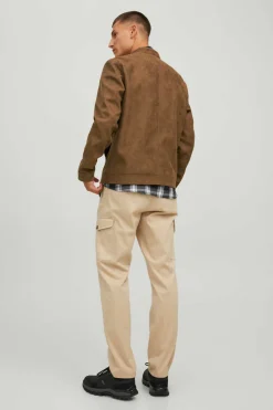 Casaco Biker Efeito Pele