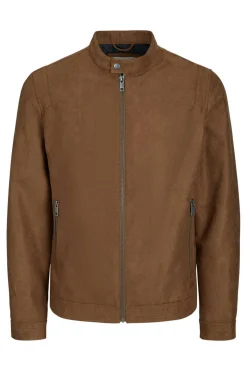 Casaco Biker Efeito Pele