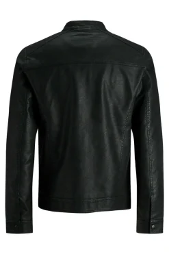 Casaco Biker Efeito Pele