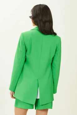 Casaco Blazer De Tecido Tramado