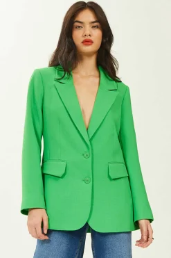 Casaco Blazer De Tecido Tramado