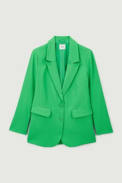 Casaco Blazer De Tecido Tramado