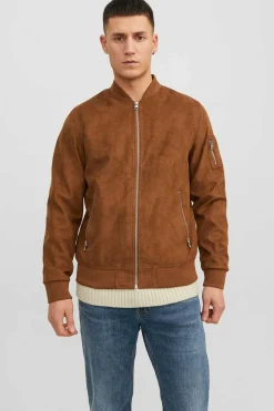 Casaco Bomber Efeito Pele