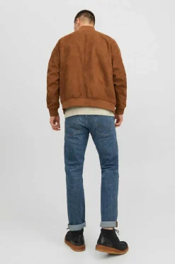 Casaco Bomber Efeito Pele