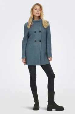 Casaco Comprido Com Botoes