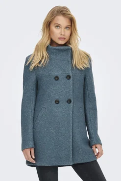 Casaco Comprido Com Botoes
