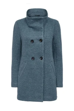 Casaco Comprido Com Botoes