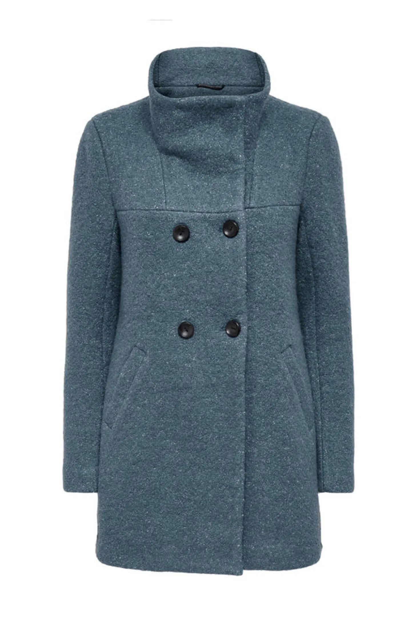 Casaco Comprido Com Botoes