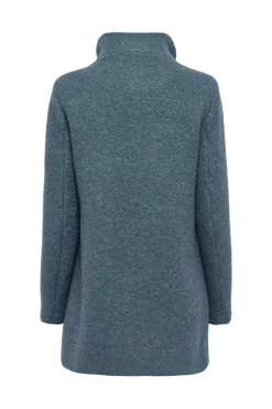 Casaco Comprido Com Botoes