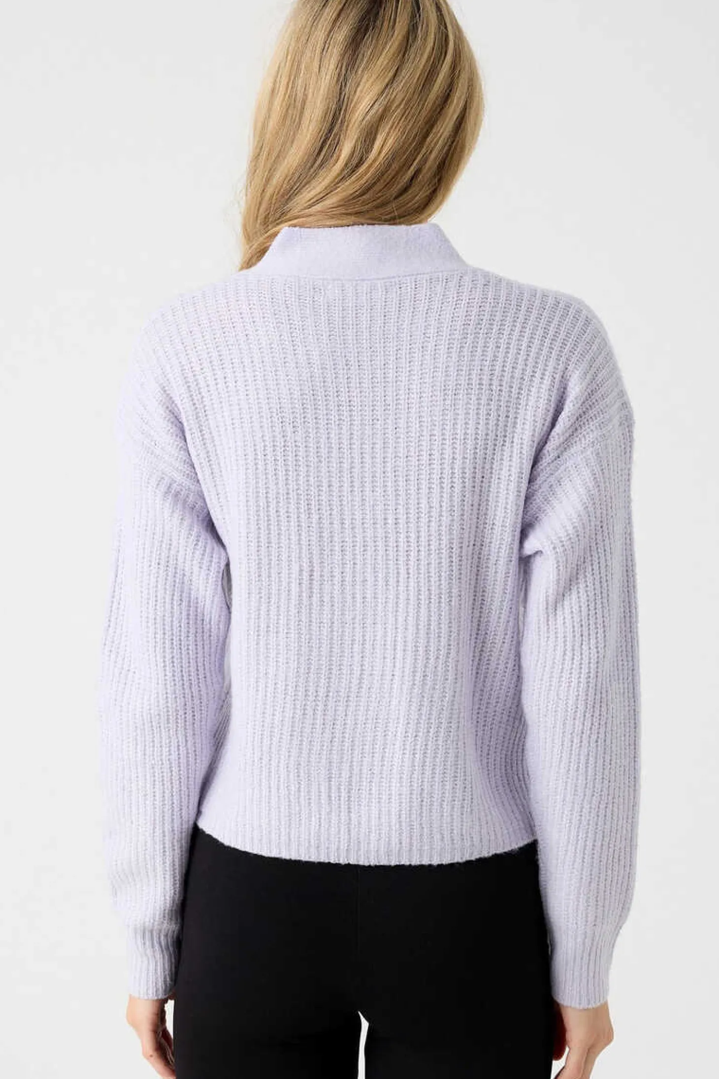 Casaco De Malha Com Bolsos