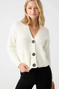 Casaco De Malha Com Bolsos