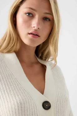 Casaco De Malha Com Bolsos