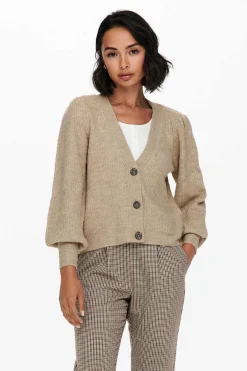 Casaco De Malha Com Botoes