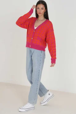 Casaco De Malha Com Pied-De-Poule