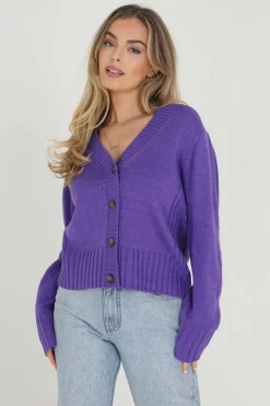 Casaco De Malha Com Quatro Botoes