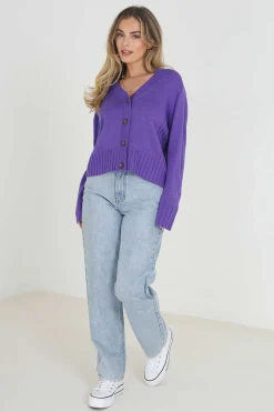 Casaco De Malha Com Quatro Botoes