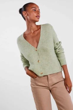 Casaco De Malha Cor Block