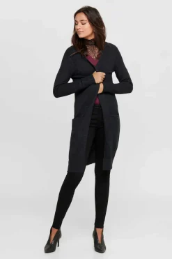 Casaco De Mulher De Malha De Corte Folgado