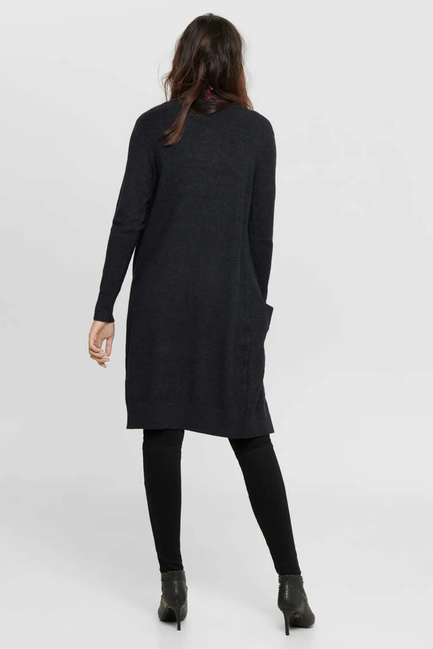 Casaco De Mulher De Malha De Corte Folgado