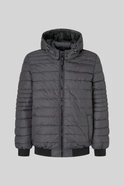 Casaco De Penas Acolchoado Jaspeado